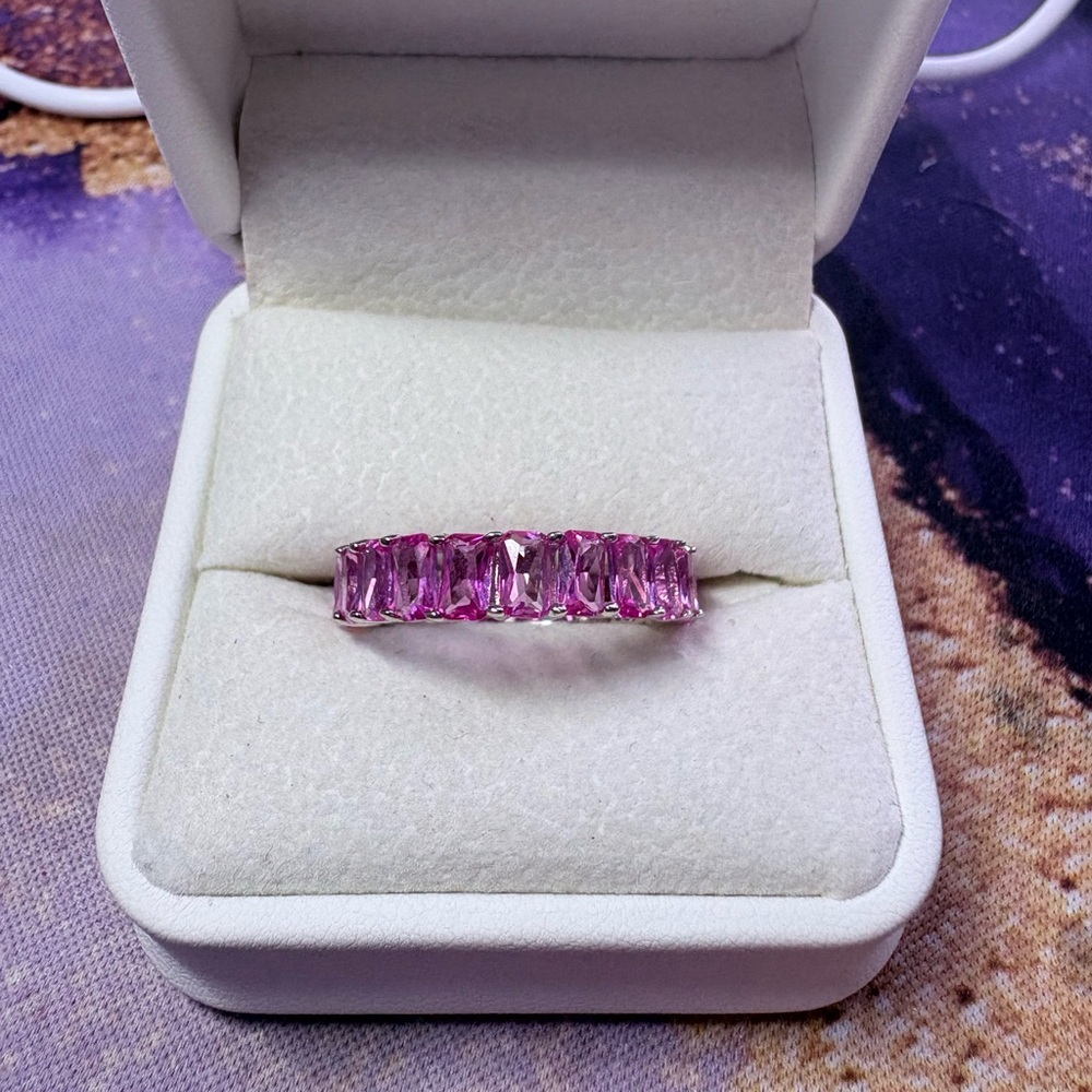 Sterling Forever Pink Eternity Band